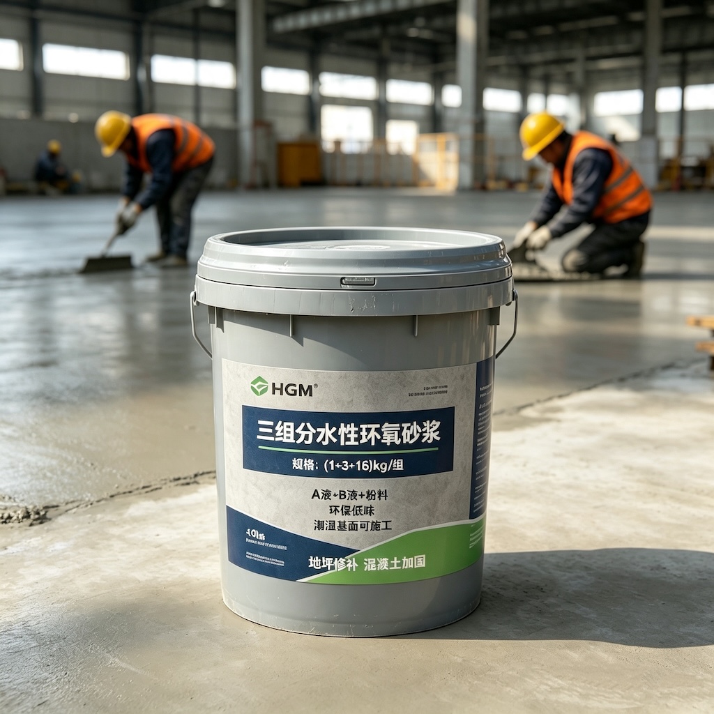 广宁三组份水性环氧砂浆